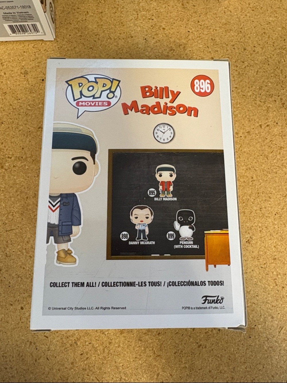 Funko Billy Madison Vinyl Figure - Blue Jacket & Cream Cap #896 - Picture 2 of 2